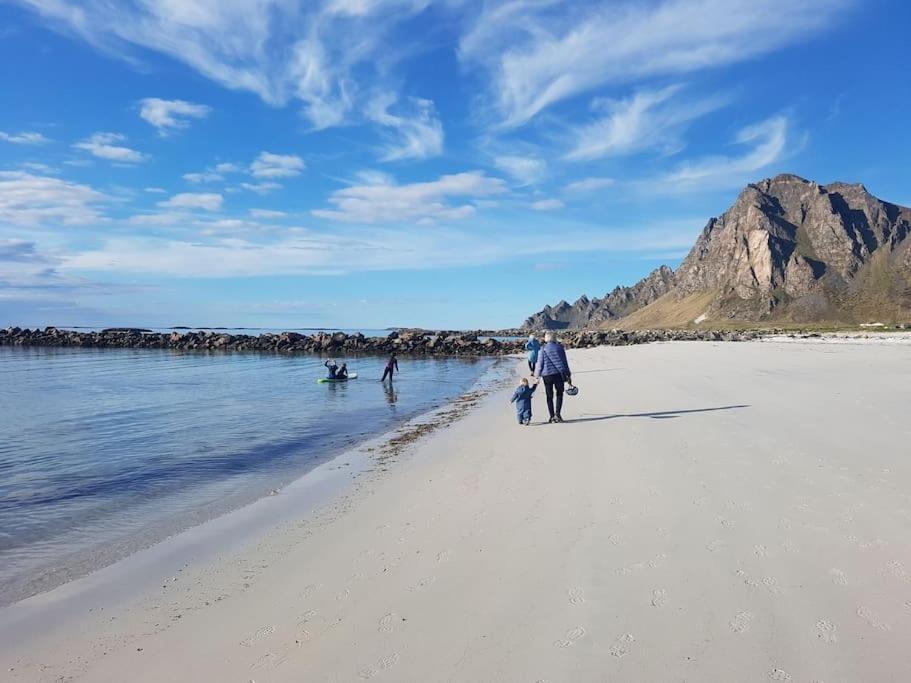 Fjosen - Bleik Beach Apartman Kültér fotó